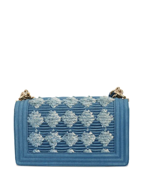 CHANEL Pre-Owned ボーイ シャネル ショルダーバッグ M | ブルー 