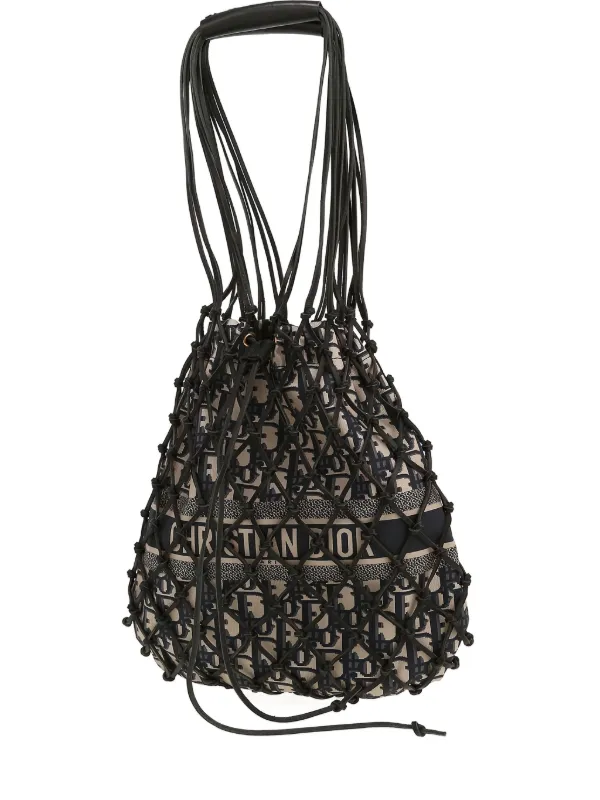 Christian Dior Pre-Owned Oblique Monogram Handbag | Blue | FARFETCH ZA