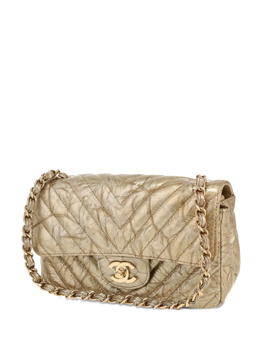 CHANEL Pre-Owned 2019 mini Timeless shoulder bag | Gold | Image 1