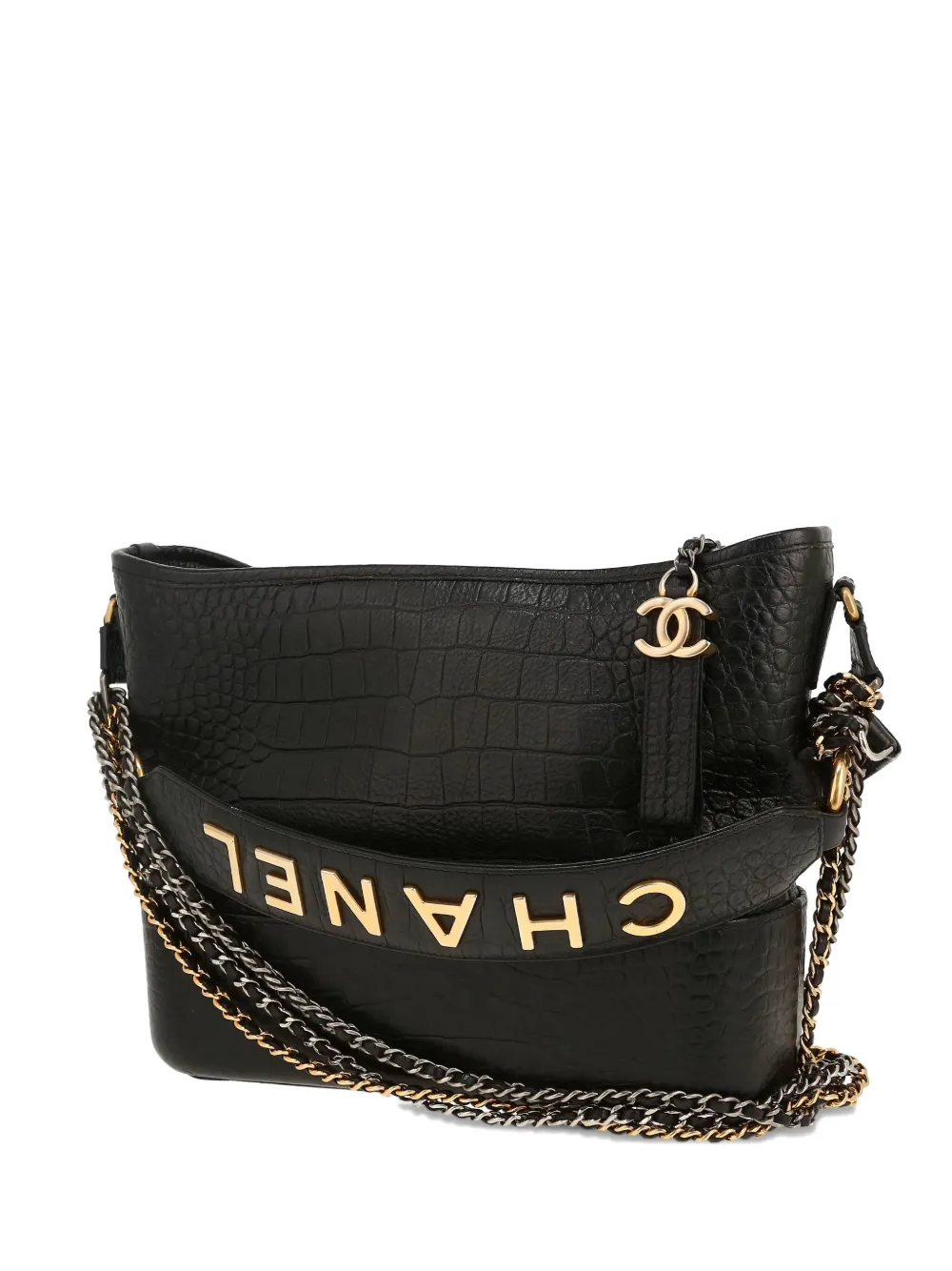 CHANEL Pre-Owned 2019 Gabrielle shoulder bag - ブラック CHANEL Pre-Owned 2019 Gabrielle shoulder bag - ブラック