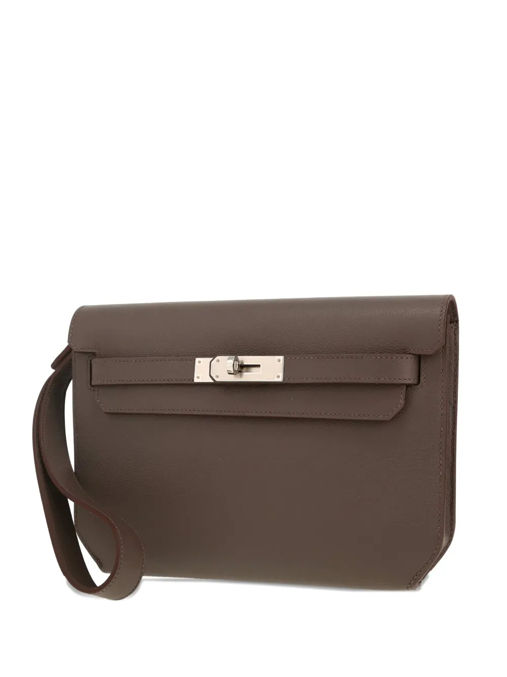 Hermès Pre-Owned Kelly Dépêches pouch - グレー Hermès Pre-Owned Kelly Dépêches pouch - グレー