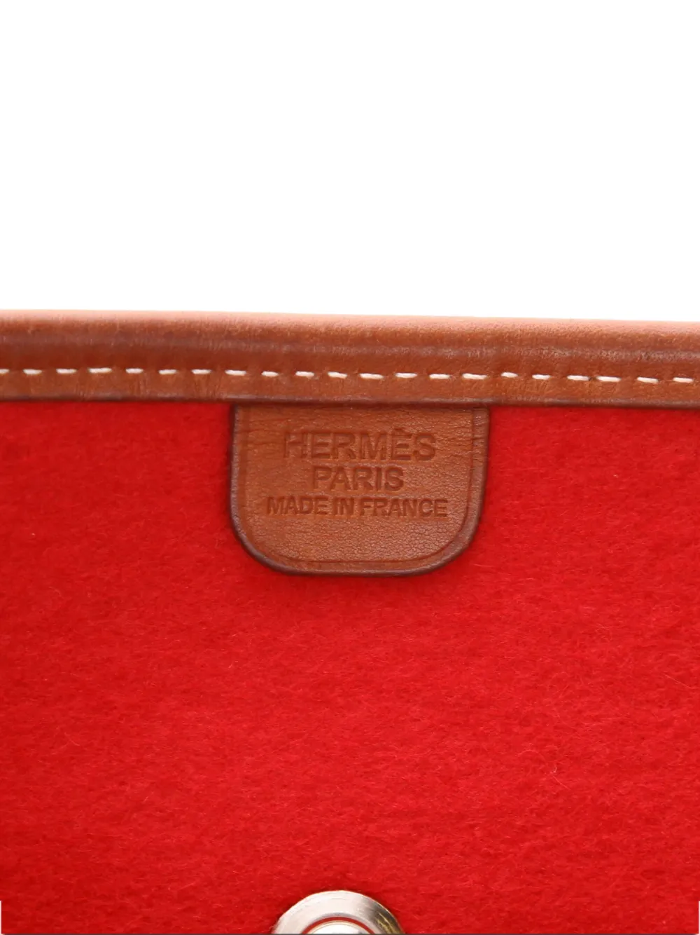 Pre-owned Hermes Evelyne Shoulder Bag In Red