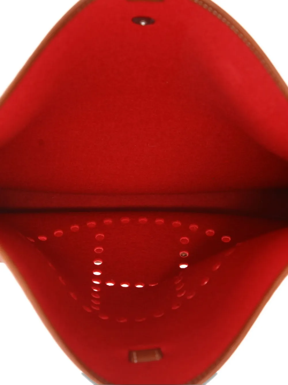 Pre-owned Hermes Evelyne Shoulder Bag In Red