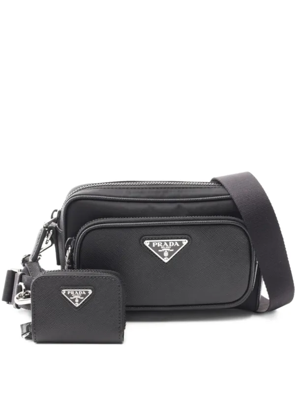 Prada Pre-Owned 2020 Tessuto Shoulder Bag Black FARFETCH