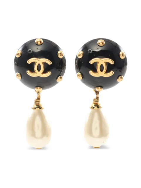CHANEL Pre-Owned 1986-1988 Coco Mark earrings 