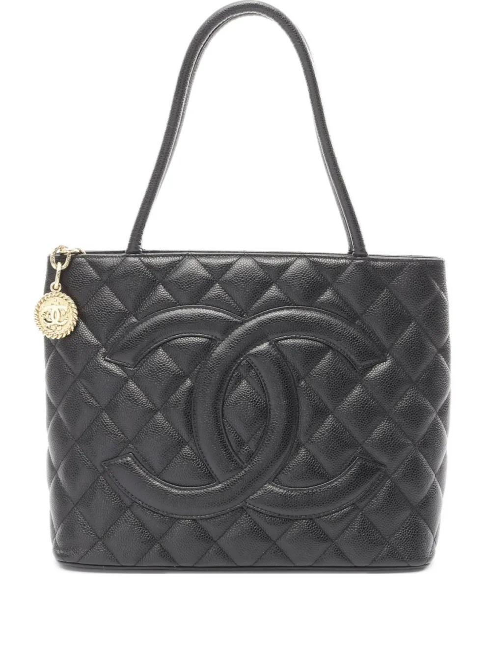 CHANEL Pre-Owned 2003-2004 Medallion tote bag – Black