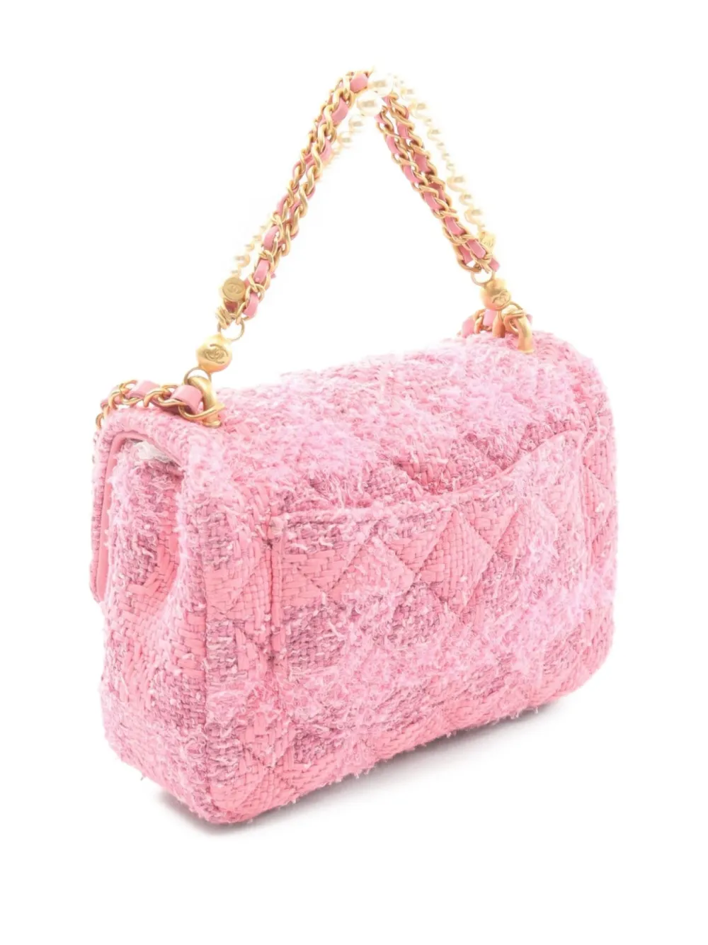 CHANEL Pre-Owned 2021 mini Single Flap Tweed shoulder bag | Pre-Owned | Image 2