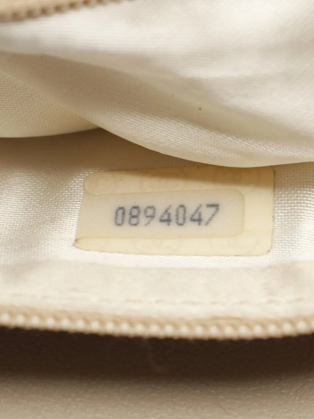 Pre-owned Chanel 1986-1988 Big Coco Mark Shoulder Bag In Neutral