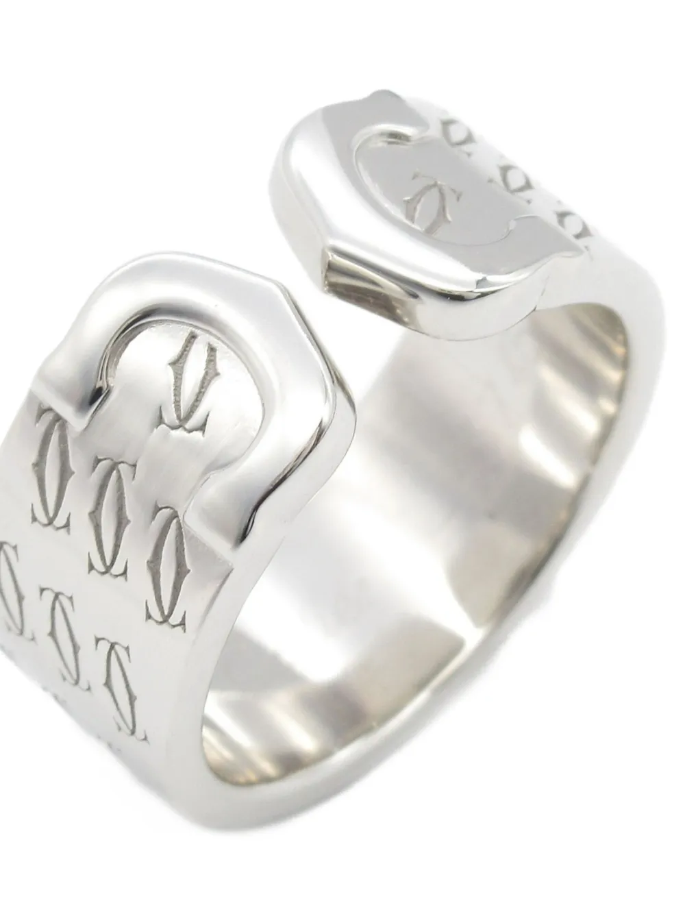Cartier 2010s 18K white gold C2 ring | Image 2
