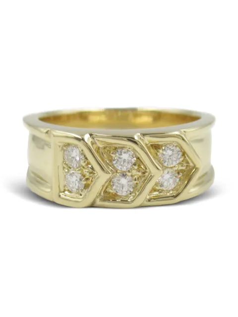 Christian Dior Pre-Owned anillo con diamantes 2010