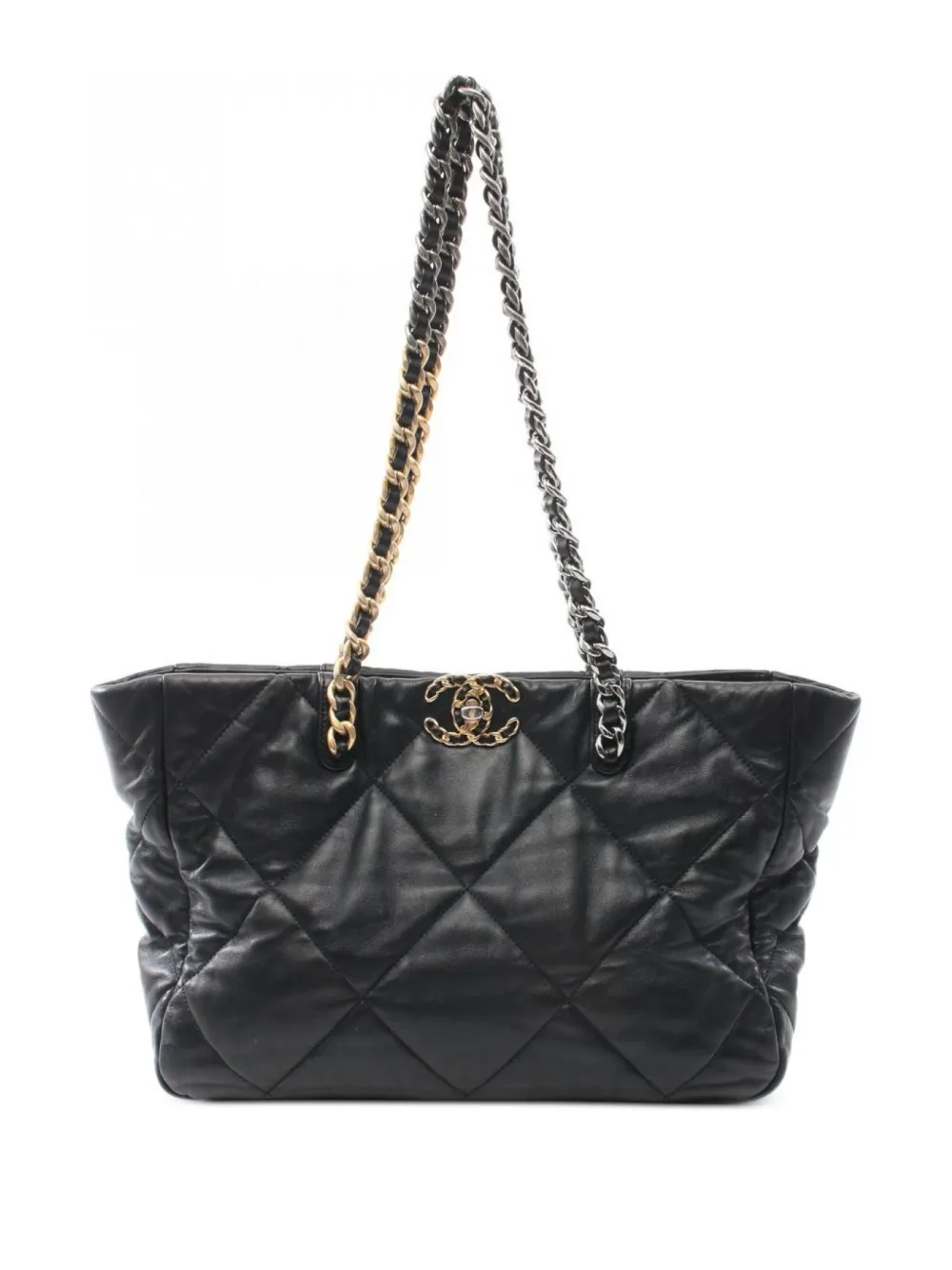 CHANEL Pre-Owned 2021 19 ショルダーバッグ - ブラック CHANEL Pre-Owned 2021 19 ショルダーバッグ - ブラック