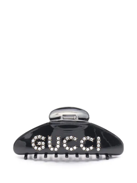 Gucci Pre-Owned 10's logo-embellished hair clip 