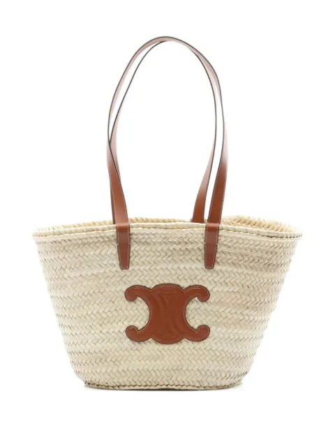Céline Pre-Owned 2020s medium woven tote bag 