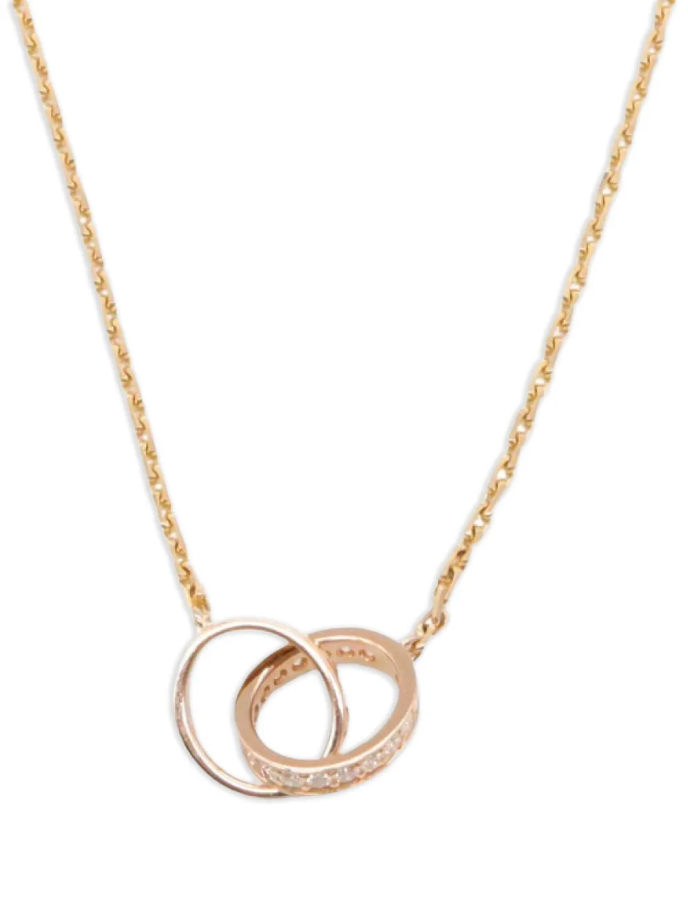 Cartier 2010s ベビーラブ ダイヤモンド ネックレス 18Kローズゴールド - ピンク Cartier 2010s ベビーラブ ダイヤモンド ネックレス 18Kローズゴールド - ピンク
