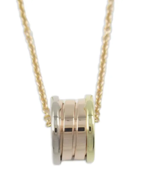Bvlgari Pre-Owned 2010s 18K gold B.zero1 necklace