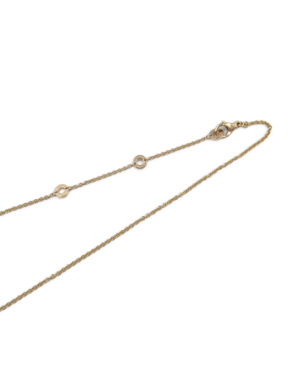 Pre-owned Bvlgari 2010s 18k Gold B.zero1 Necklace