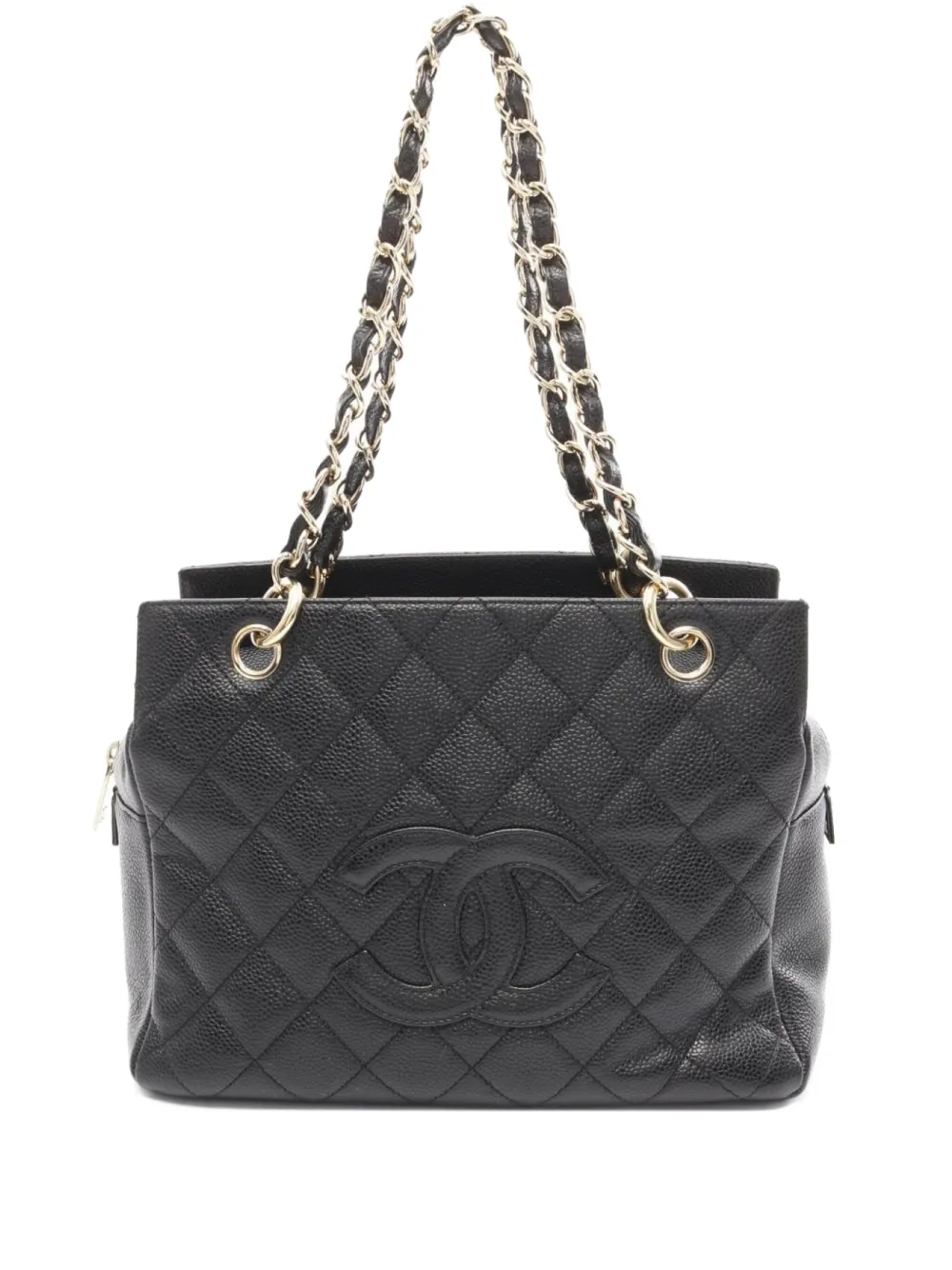 CHANEL Pre-Owned 2002-2003 ショルダーバッグ - ブラック CHANEL Pre-Owned 2002-2003 ショルダーバッグ - ブラック