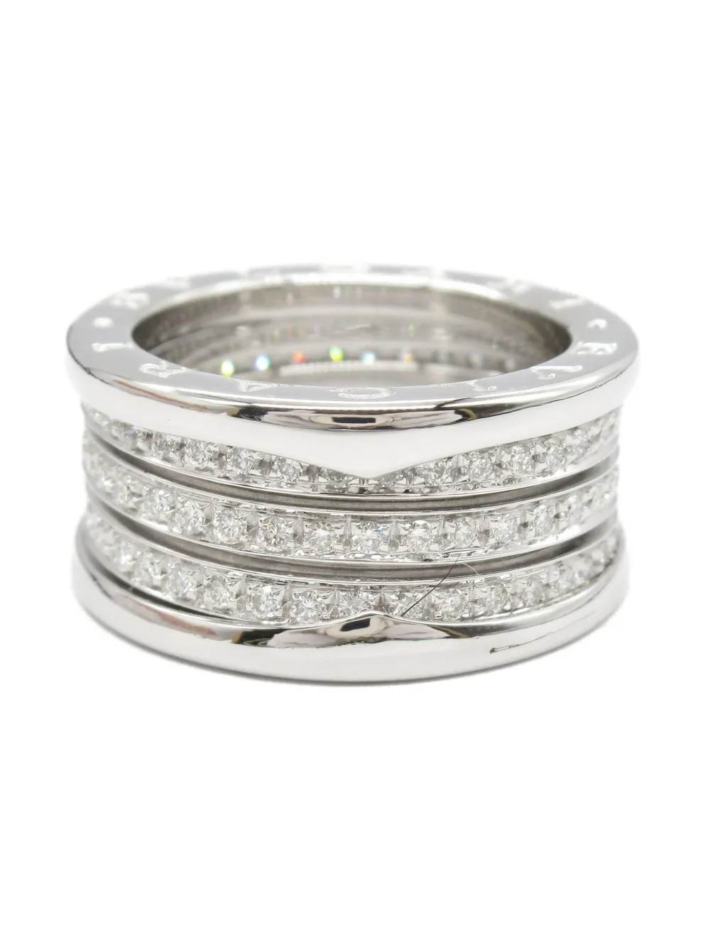 Bvlgari Pre-Owned anillo B-zero con diamantes 2010 | plateado | Image 1