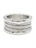 Bvlgari Pre-Owned 2010s B-zero diamond ring - Silver