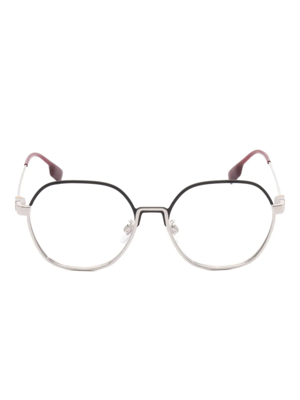 Burberry Pre-Owned 2010 round-frame glasses | Silver | Image 1