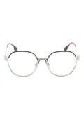 Burberry Pre-Owned 2010 round-frame glasses - Silver