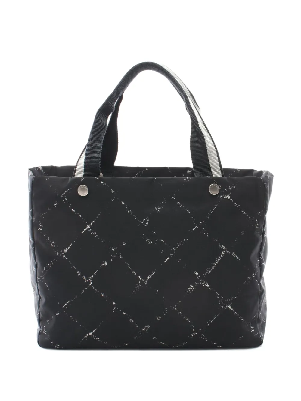 Pre-owned Chanel 2000-2002 Old Travel Line Tote Bag