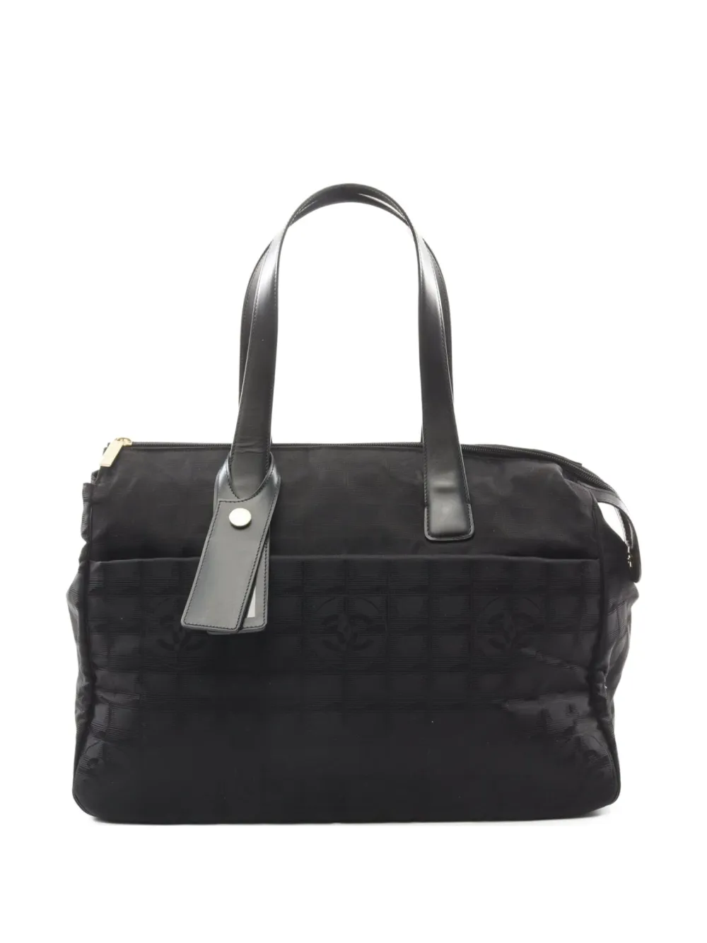 CHANEL Pre-Owned 2004-2005 New Travel Line ハンドバッグ - ブラック CHANEL Pre-Owned 2004-2005 New Travel Line ハンドバッグ - ブラック