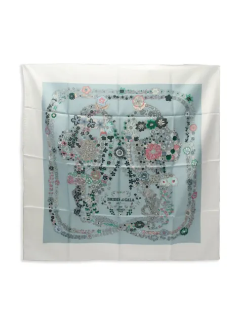 Hermès Pre-Owned 2010s Carres 90 Brides de Gala Schal