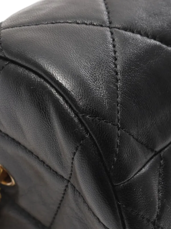 CHANEL Pre-Owned 2021s キルティング ミニバッグ | ブラック