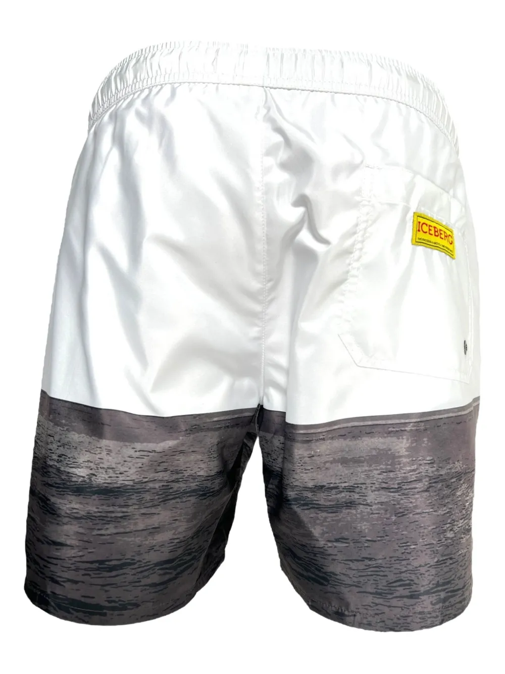Iceberg Bugs Bunny Seascape Swim Shorts In White