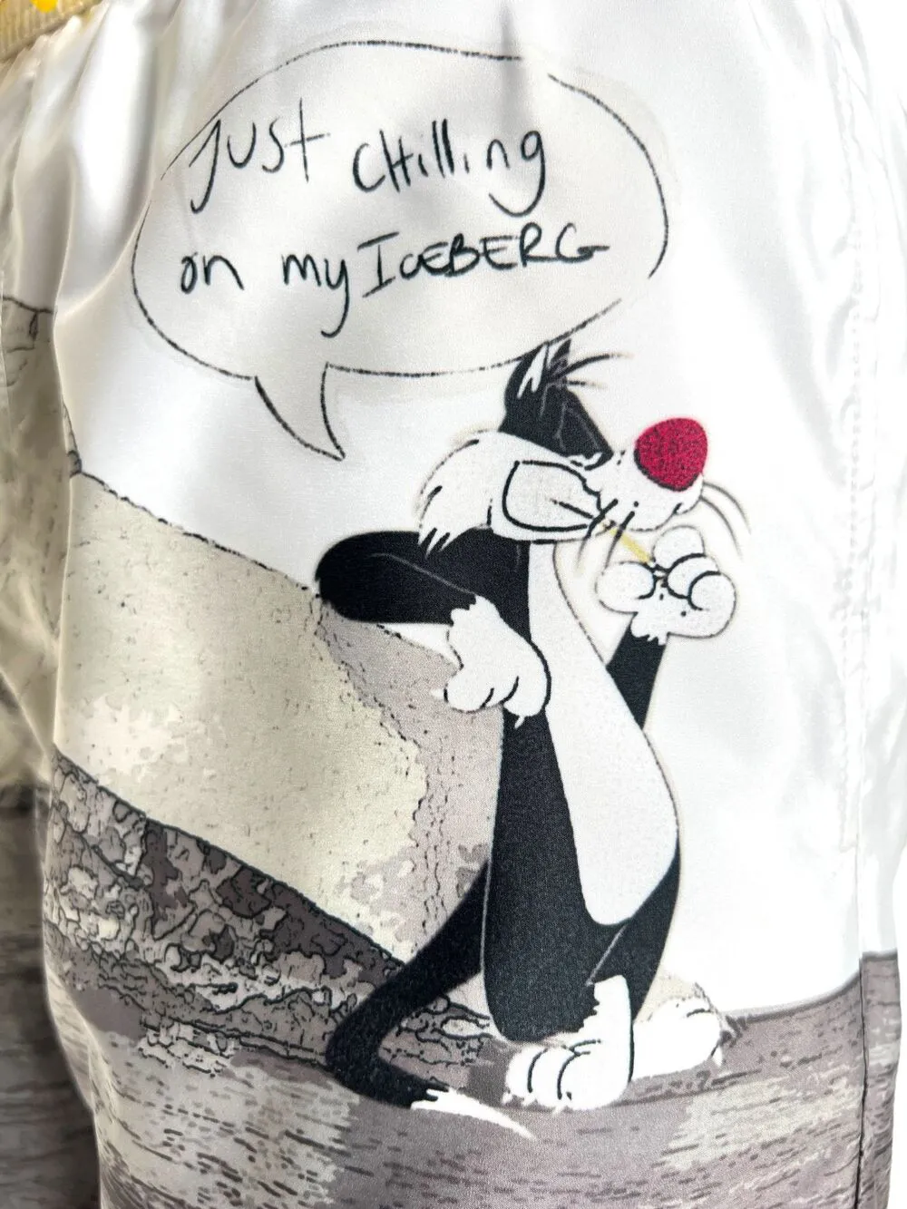 Iceberg Bugs Bunny Seascape zwembroek Zwart