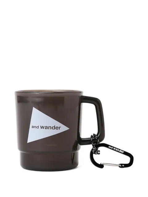 and Wander logo-print travel mug