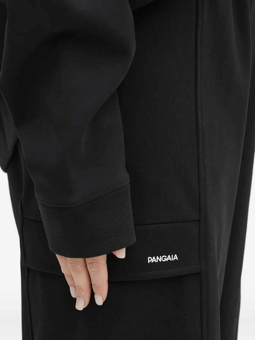 Pangaia Cargo-pocket Trousers In Black