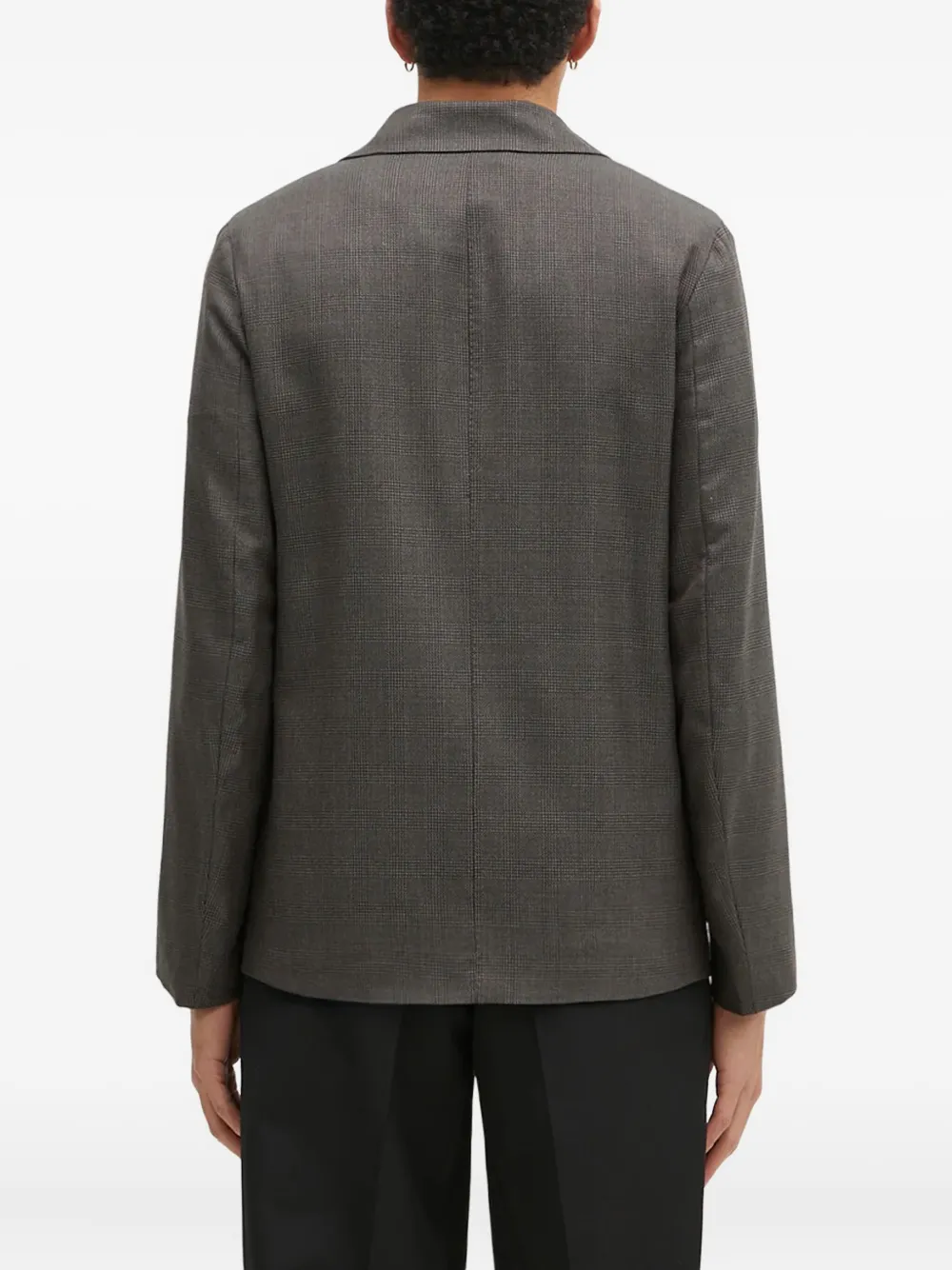 Paul Smith Geruit jack met zak Grijs