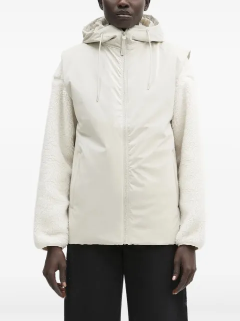Rains Kapuzenjacke mit Fleece-Ärmeln