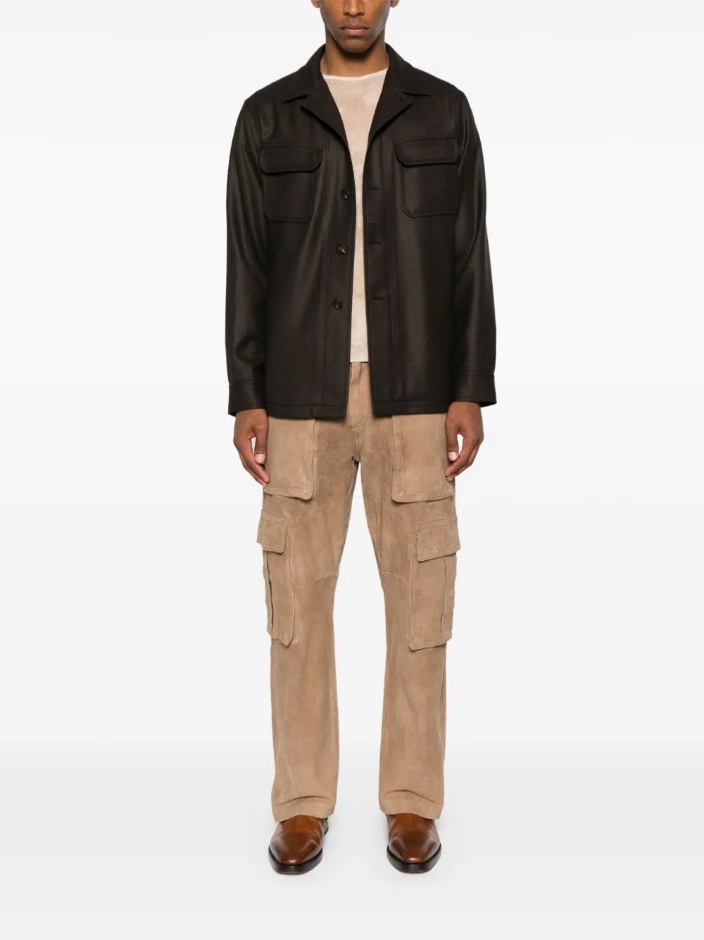 Salvatore Santoro cargo trousers - Bruin