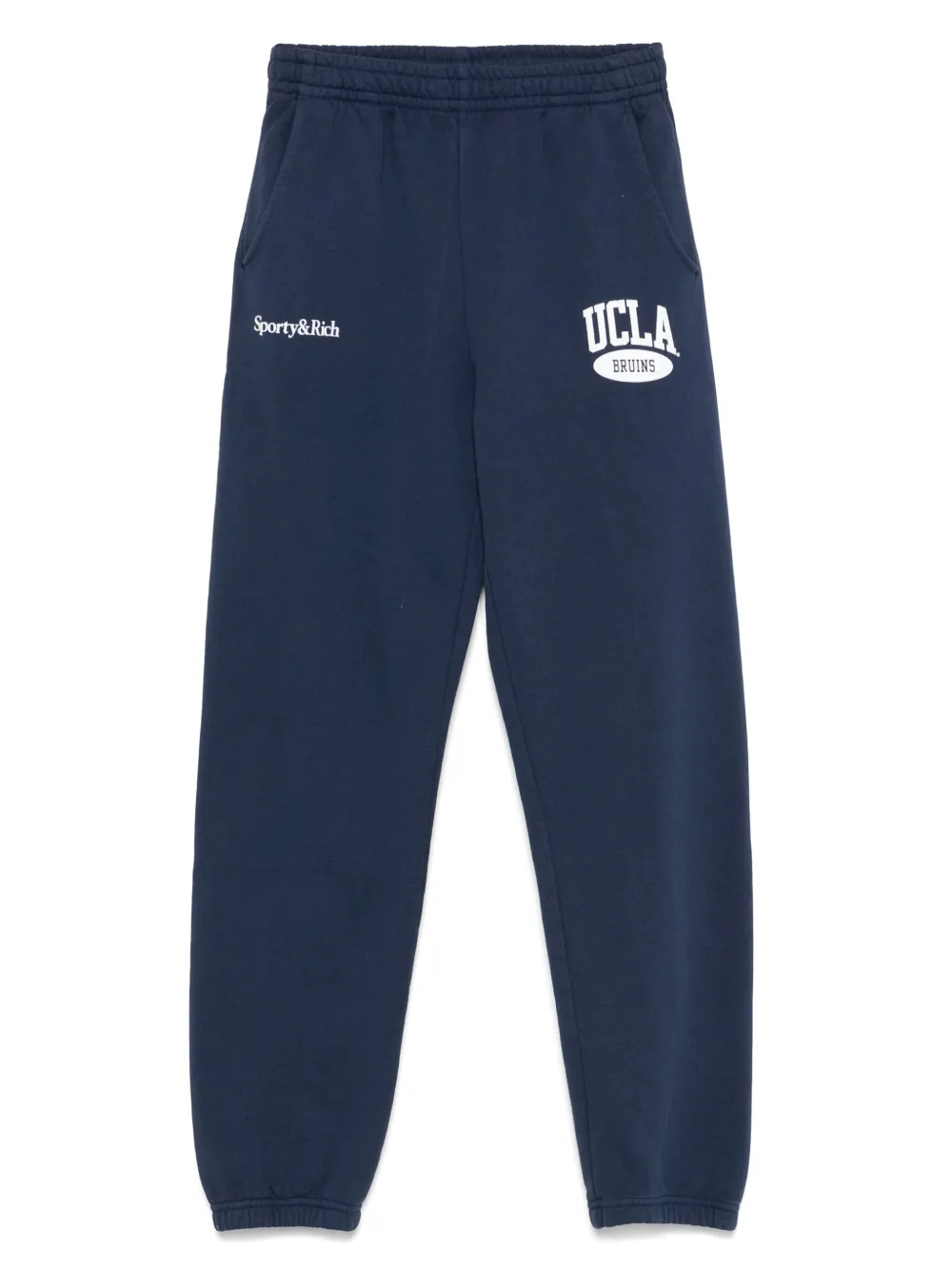 Sporty & Rich Katoenen trainingsbroek Blauw