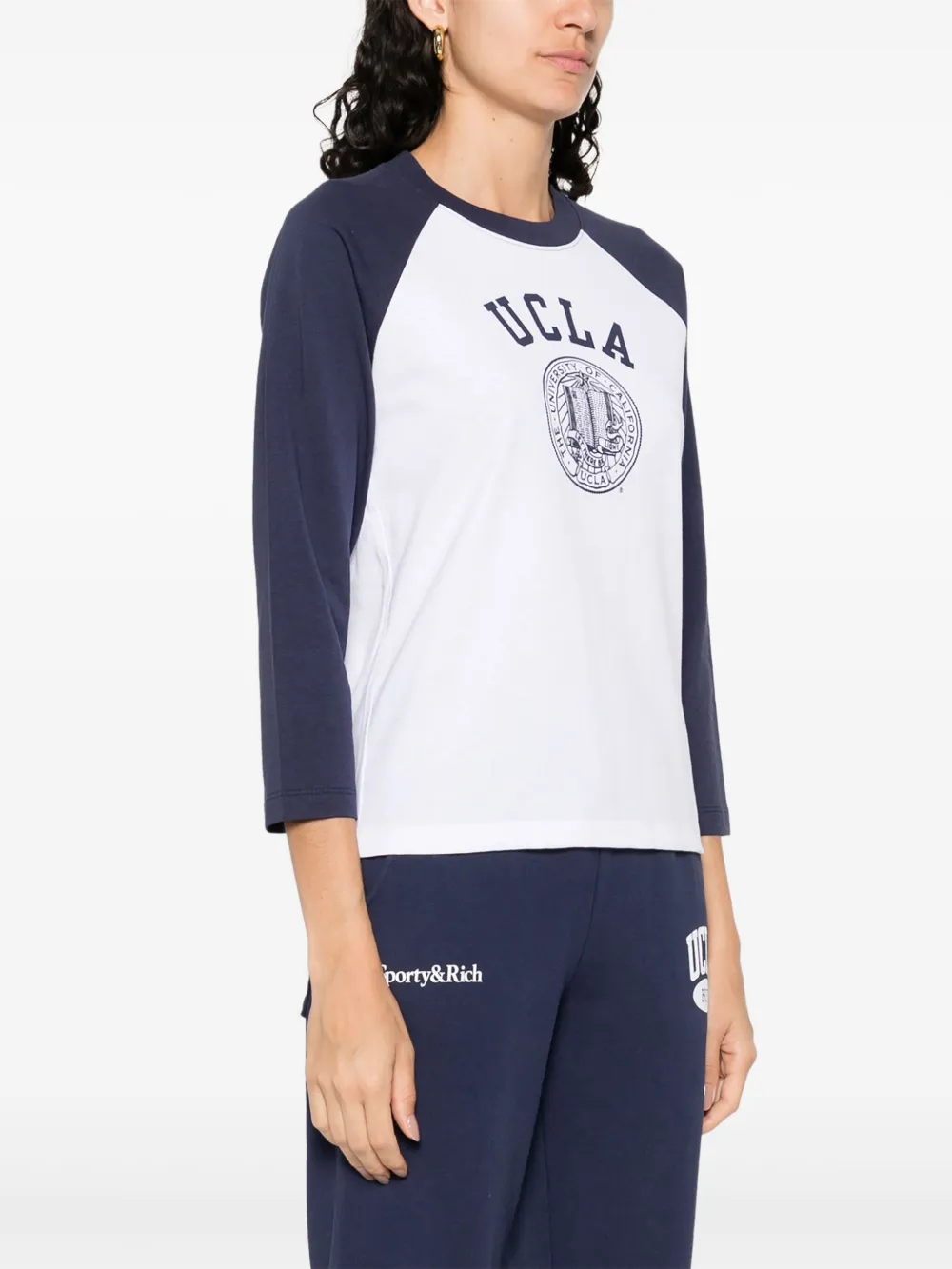 Sporty & Rich UCLA T-shirt Wit