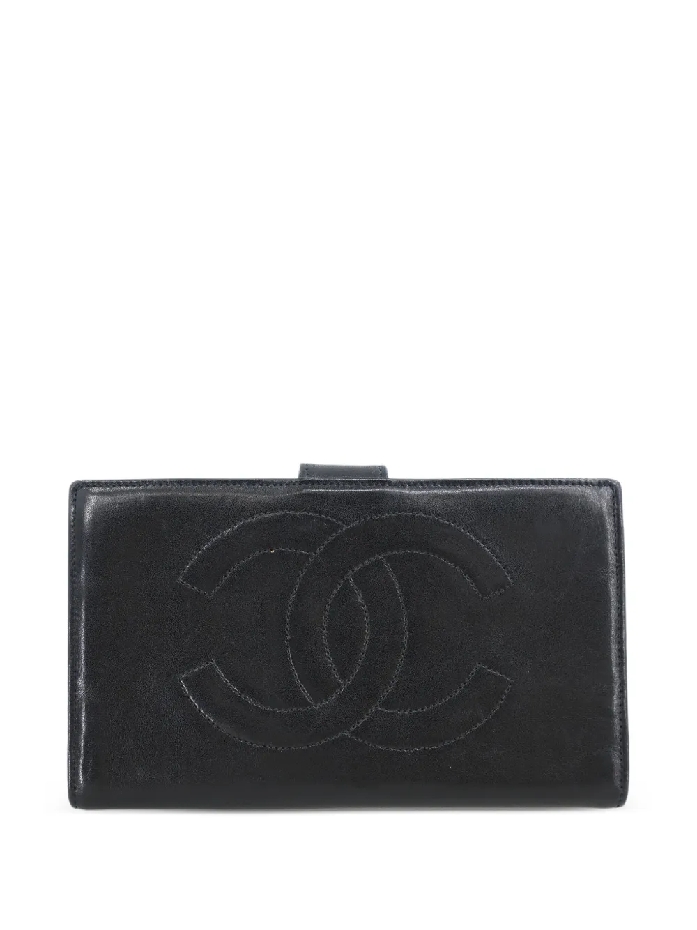 CHANEL Pre-Owned 1997 ココマーク 財布 - ブラック CHANEL Pre-Owned 1997 ココマーク 財布 - ブラック