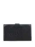 CHANEL Pre-Owned 1997 CC long wallet - Black