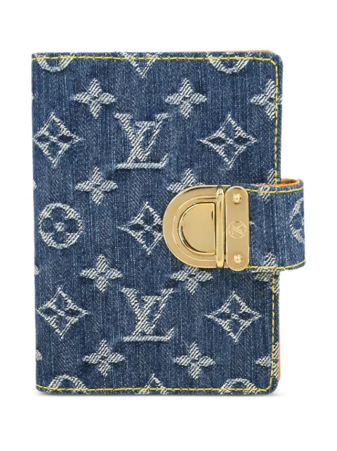Louis Vuitton Pre-Owned 2007 Monogram denim agenda PM cover