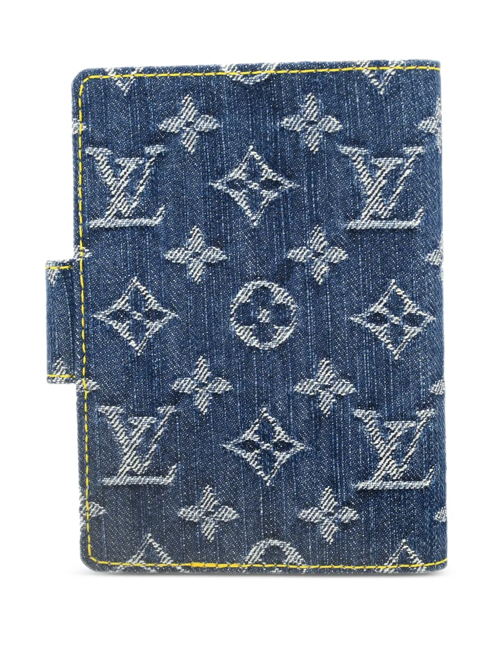 Pre-owned Louis Vuitton 2007 Monogram Denim Agenda Pm Cover