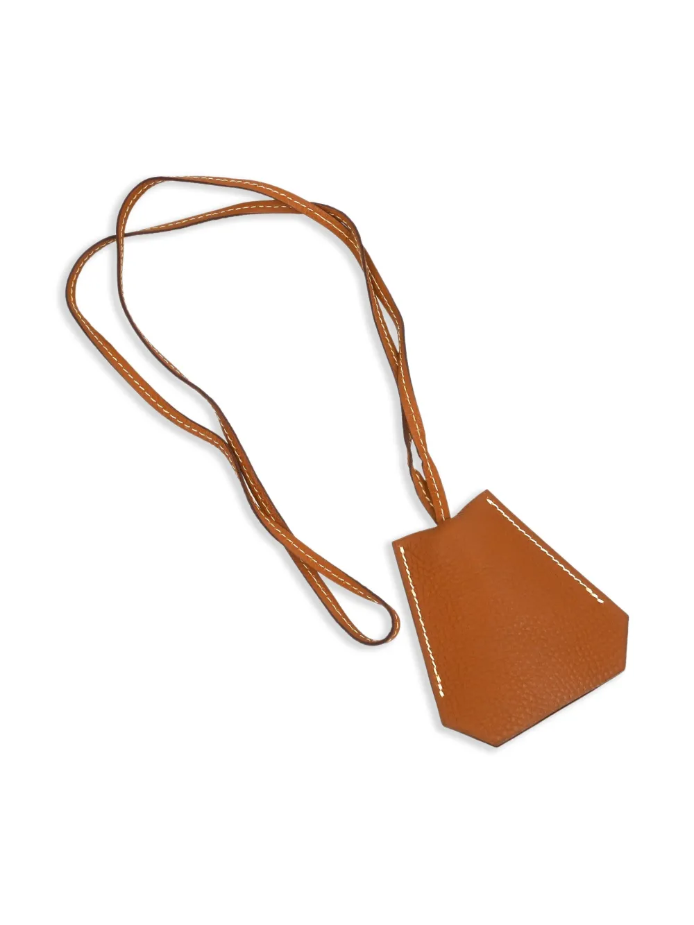 Hermès Pre-Owned 2012 Clochette bag charm | Brown | Image 1
