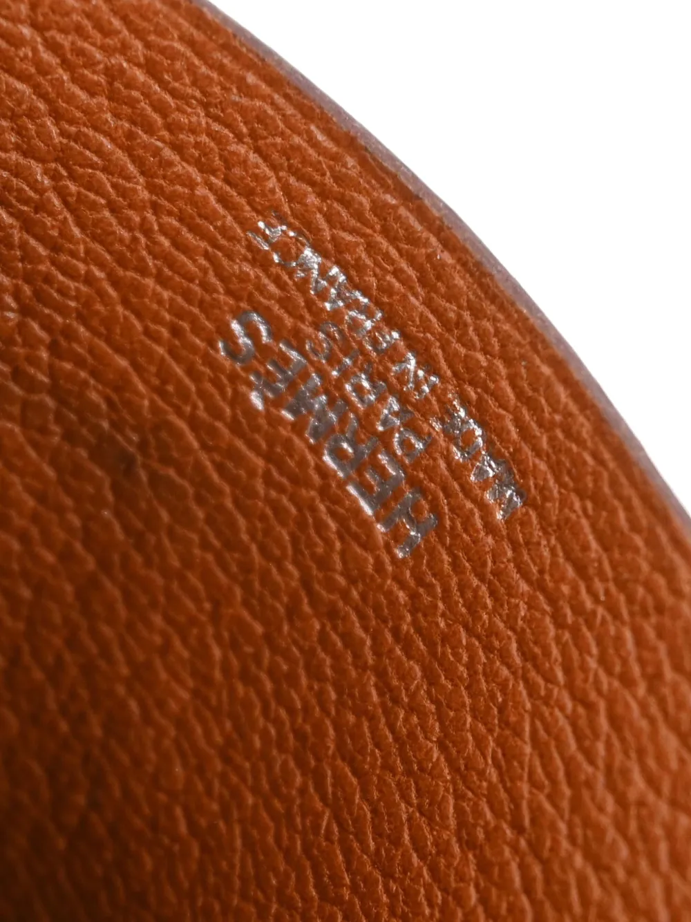Pre-owned Hermes 2012 Clochette Bag Charm In Brown