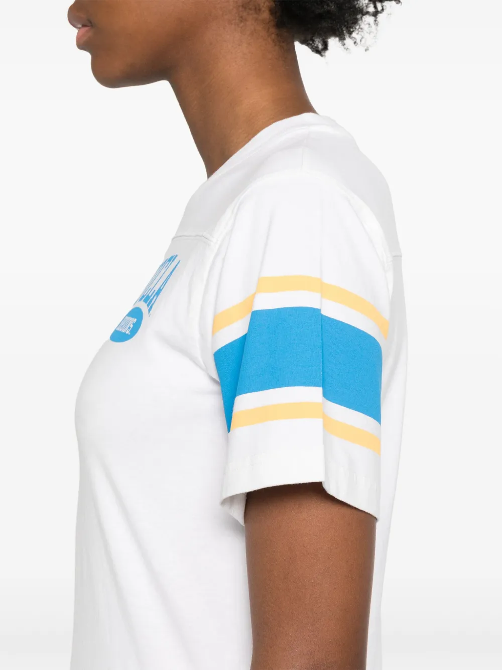 Sporty & Rich Katoenen T-shirt Wit