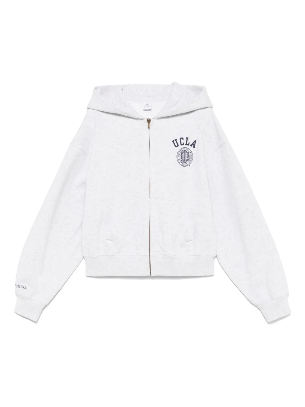 Sporty & Rich UCLA hoodie met rits Grijs