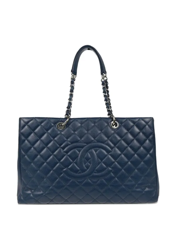 CHANEL Pre-Owned 2013 Grand Shopping XL Tote Bag Blue FARFETCH PH