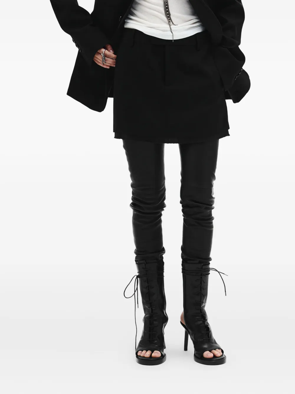 Ann Demeulemeester Tepu mini skirt | Black | Image 1