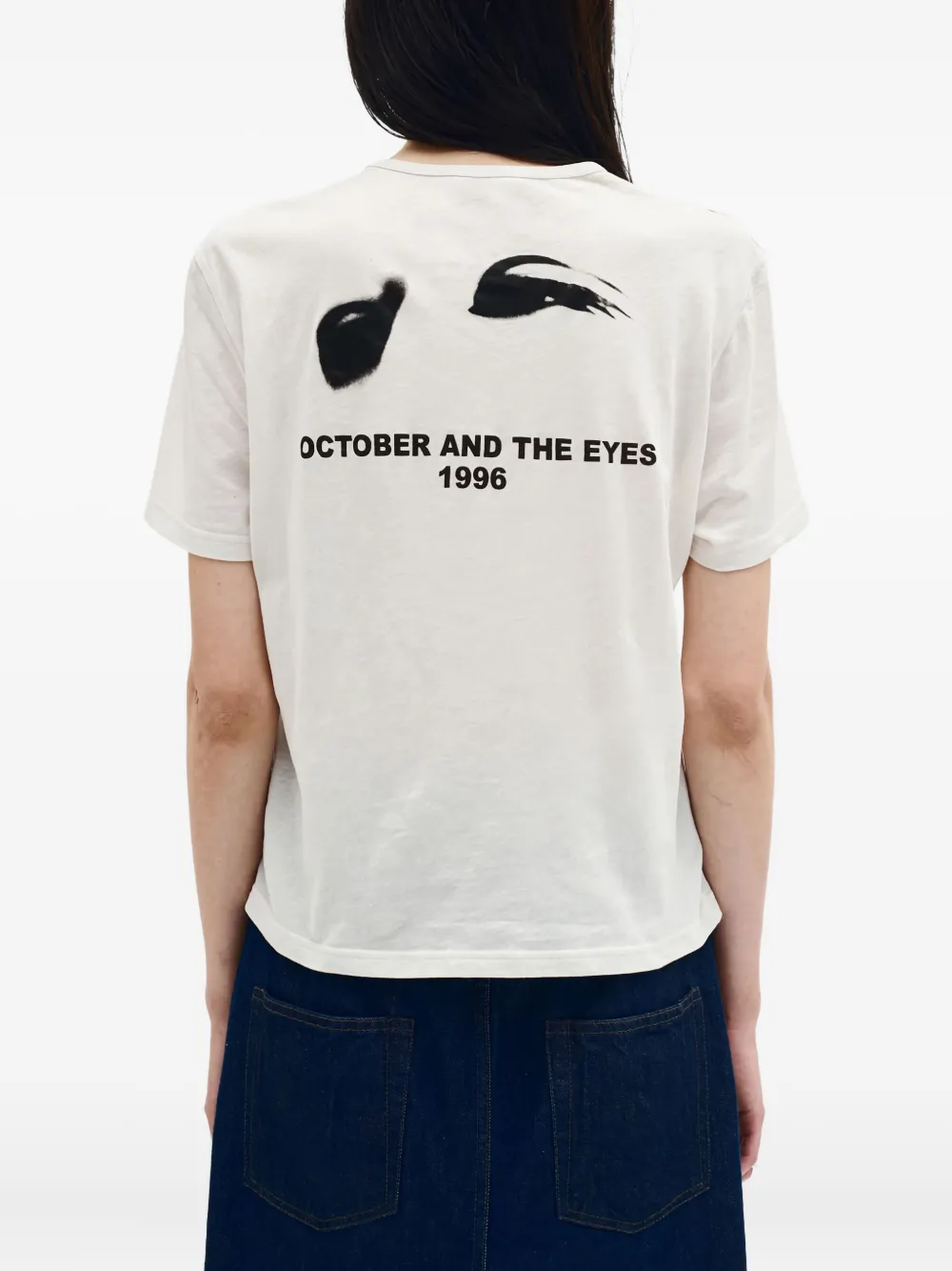 Shop Ann Demeulemeester Fanie October And The Eyes T-shirt