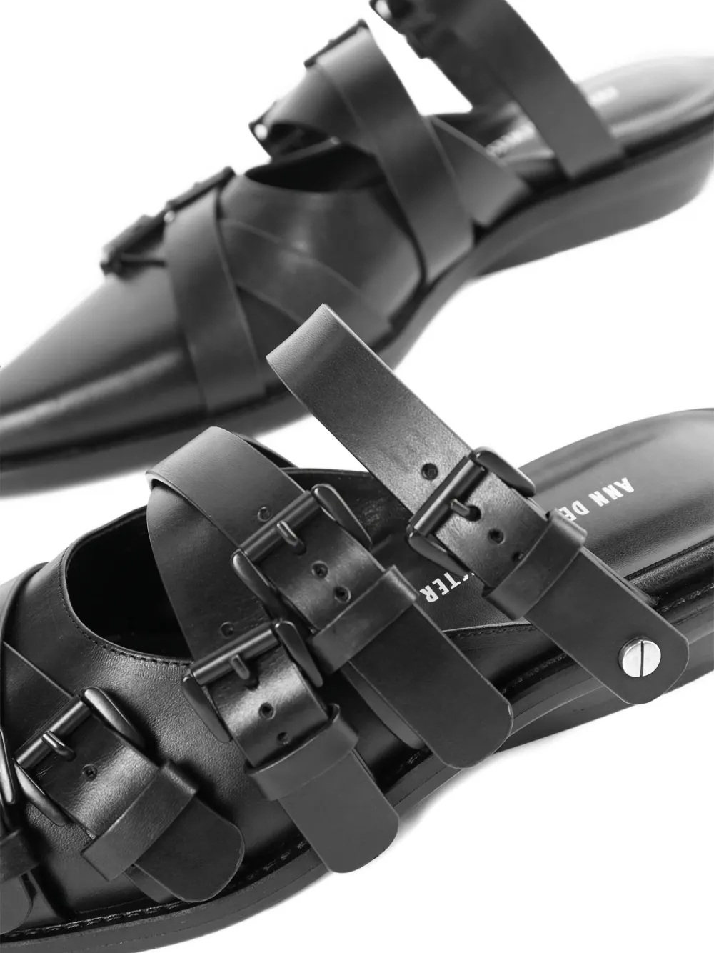Ann Demeulemeester Kalla buckle-strap sandals Black